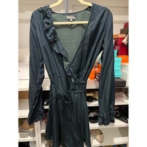 DL1961 denim wrap dress size small